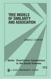 Tree models of similarity and association by James E. Corter