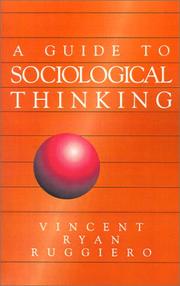Cover of: A guide to sociological thinking