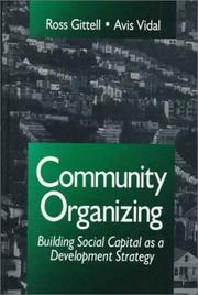 Cover of: Community organizing by Ross J. Gittell