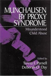 Cover of: Munchausen by proxy syndrome