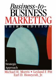 Cover of: Business-to-Business Marketing: A Strategic Approach