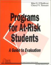 Programs for at-risk students by Rita G. O'Sullivan