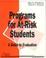 Cover of: Programs for at-risk students