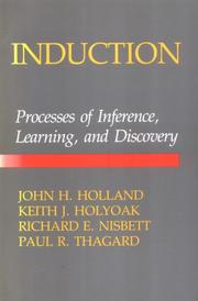 Cover of: Induction: Processes of Inference, Learning, and Discovery