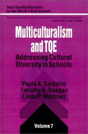 Cover of: Multiculturalism and TQE by Paula A. Cordeiro