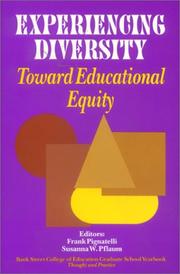 Cover of: Experiencing diversity: toward educational equity