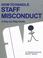 Cover of: How To Handle Staff Misconduct