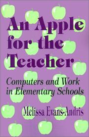 An Apple for the teacher by Melissa Evans-Andris