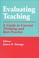 Cover of: Evaluating Teaching