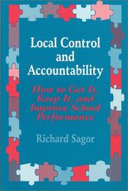 Cover of: Local control and accountability by Richard Sagor