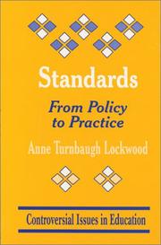 Cover of: Standards: from policy to practice