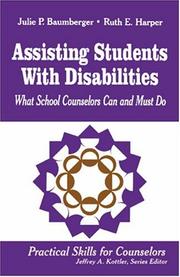 Cover of: Assisting students with disabilities: what school counselors can and must do