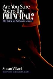 Are You Sure You're the Principal? by Susan Villani