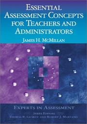 Cover of: Essential Assessment Concepts for Teachers and Administrators (Experts In Assessment Series)