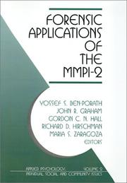 Cover of: Forensic applications of the MMPI-2