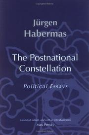 Cover of: The Postnational Constellation by Jürgen Habermas