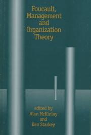 Cover of: Foucault, Management and Organization Theory by 