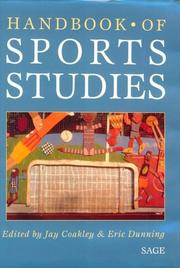 Cover of: Handbook of sports studies by edited by Jay Coakley and Eric Dunning.