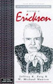 Cover of: Milton H Erickson (Key Figures in Counselling and Psychotherapy series)