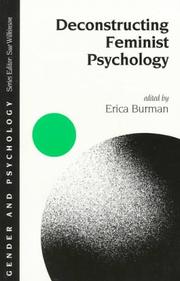 Cover of: Deconstructing feminist psychology