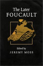 Cover of: The Later Foucault by Jeremy Moss