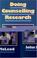 Cover of: Doing counselling research