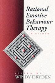 Cover of: Rational Emotive Behaviour Therapy by Windy Dryden, Windy Dryden