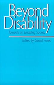 Cover of: Beyond Disability: Towards an Enabling Society (Published in association with The Open University)