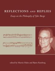 Cover of: Reflections and Replies: Essays on the Philosophy of Tyler Burge (Bradford Books)