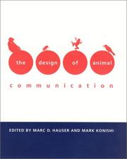Cover of: The Design of Animal Communication (Bradford Books) by 