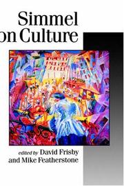 Cover of: Simmel on Culture: Selected Writings (Published in association with Theory, Culture & Society)