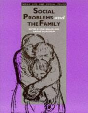 Cover of: Social problems and the family