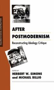 Cover of: After postmodernism by edited by Herbert W. Simons and Michael Billig.