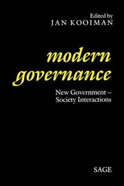 Cover of: Modern governance by edited by Jan Kooiman.