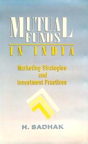 Cover of: Mutual Funds in India | H. Sadhak