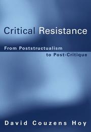 Cover of: Critical Resistance by David Couzens Hoy