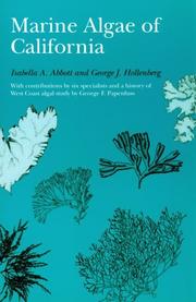 Cover of: Marine Algae of California