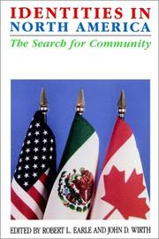 Cover of: Identities in North America: the search for community
