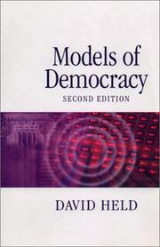 Cover of: Models of democracy by David Held