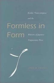 Cover of: Formless in form by Linda H. Chance