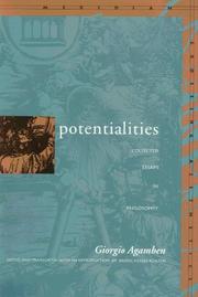 Cover of: Potentialities: Collected Essays in Philosophy