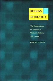 Cover of: Regions of identity by Kate McCullough