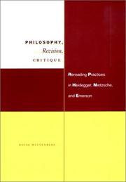Cover of Philosophy, Revision, Critique