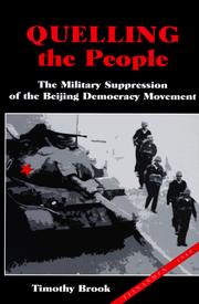Cover of: Quelling the people by Timothy Brook
