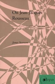 Cover of: On Jean-Jacques Rousseau by James Swenson