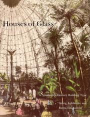 Cover of: Houses of Glass: A Nineteenth-Century Building Type
