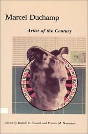 Cover of: Marcel Duchamp: Artist of the Century