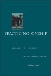 Cover of: Practicing kinship: lineage and descent in late imperial China