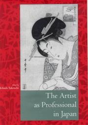 Cover of: The Artist as Professional in Japan by Melinda Takeuchi