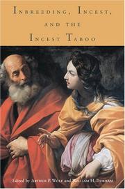 Cover of: Inbreeding, Incest, And The Incest Taboo by 